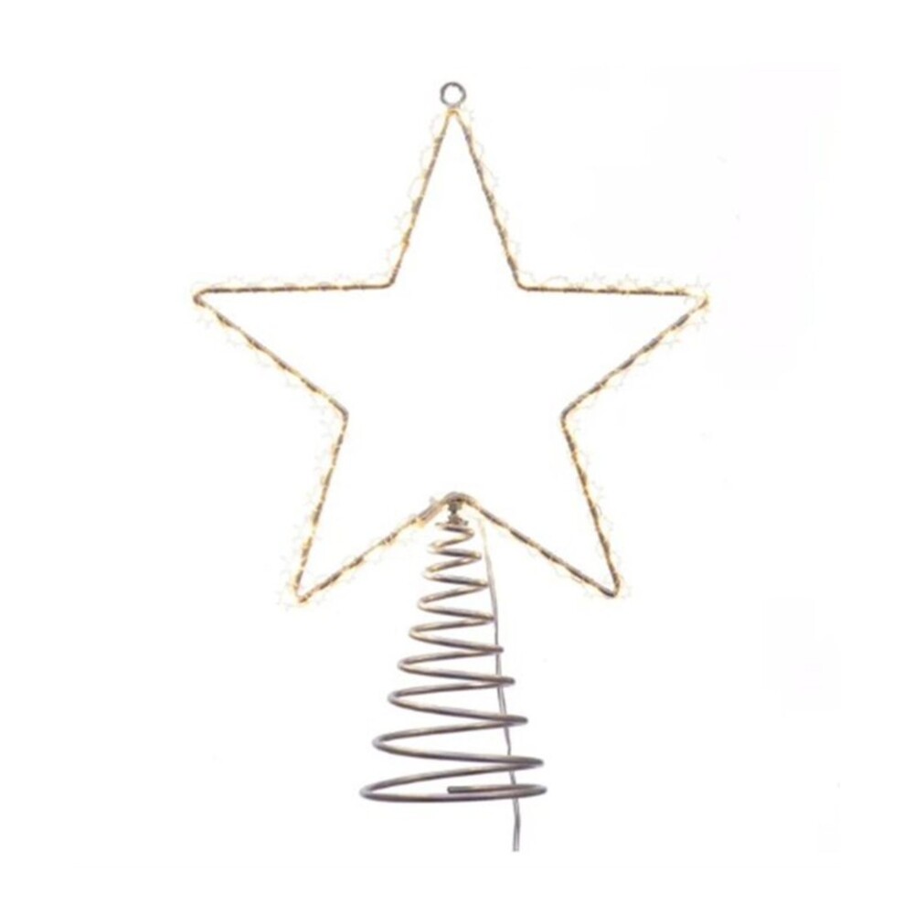 AI Kurt Adler 17.5-Inch Metal Lighted LED Star Treetop